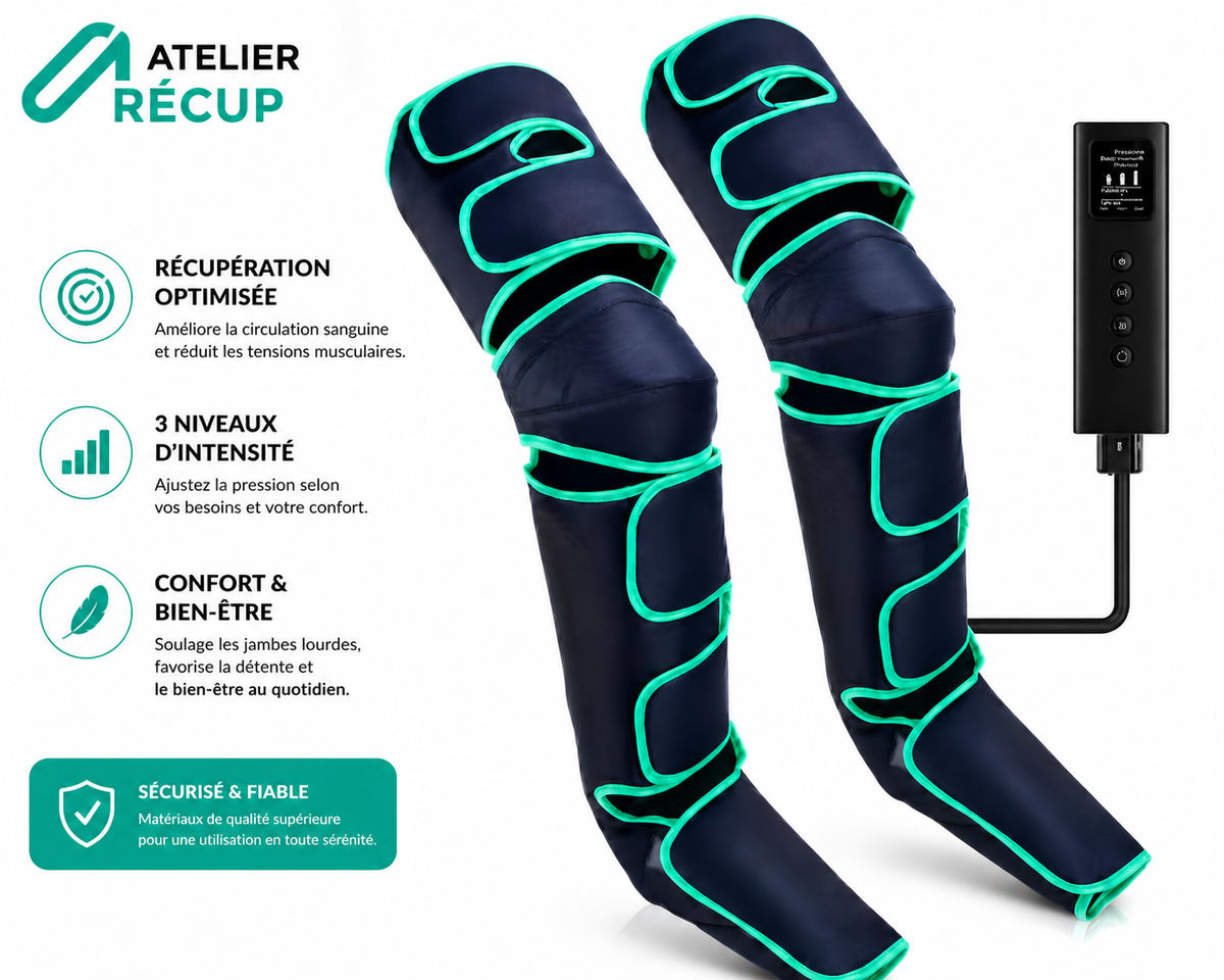 Bottes de compressions I Pressothérapie des jambes
